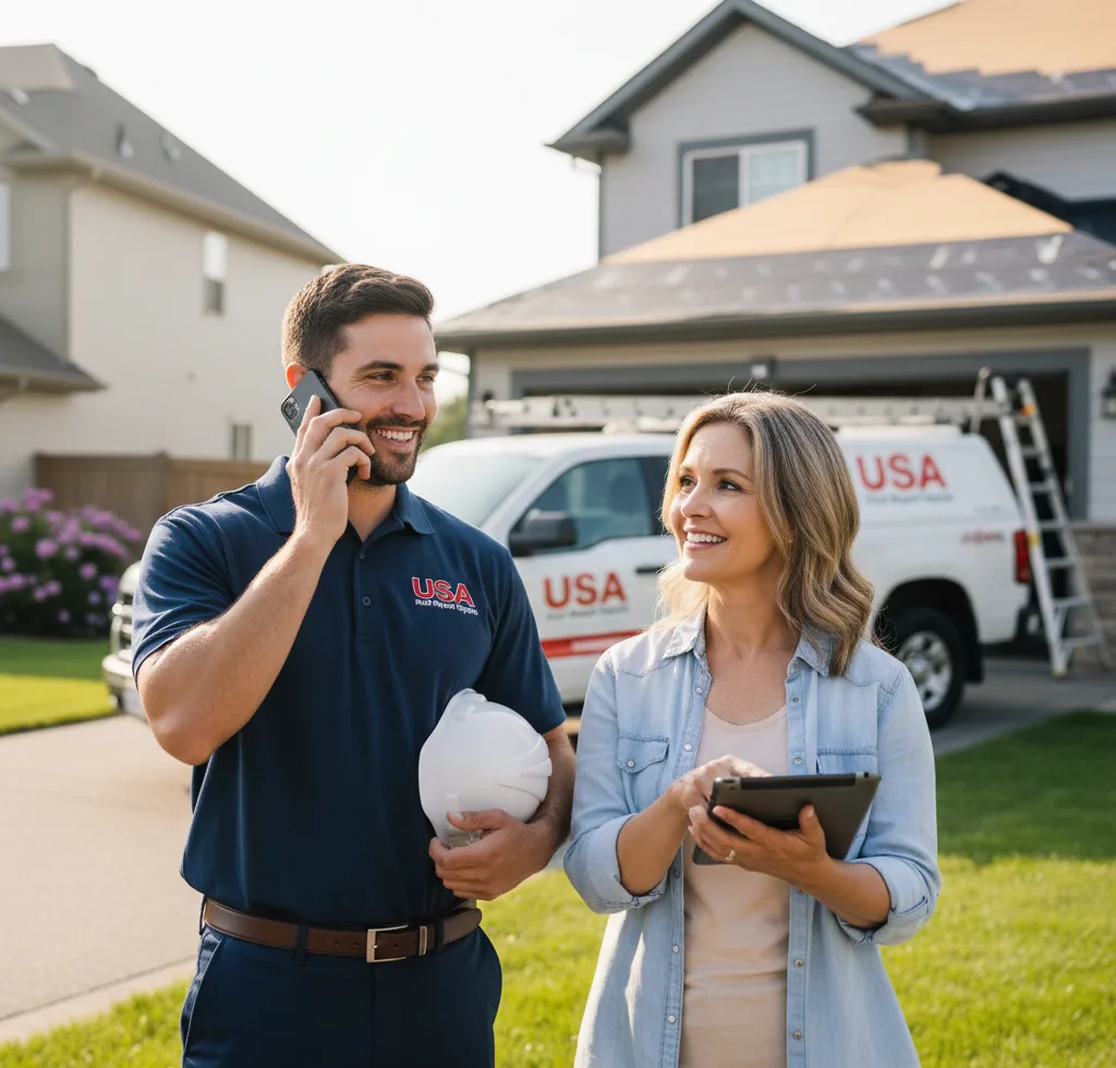USA Roof Repair Experts customer support in Kennett